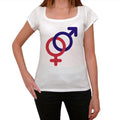 France gender symbol Women's Short Sleeve Scoop Neck Tee 00171