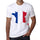 France Mens Short Sleeve Round Neck T-Shirt 00170