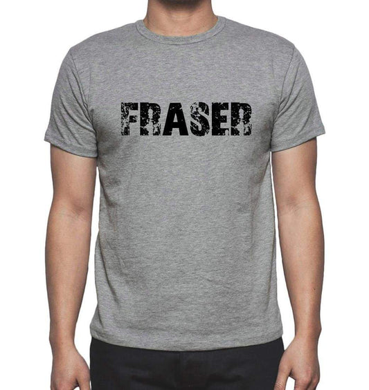 Fraser Grey Mens Short Sleeve Round Neck T-Shirt 00018 - Grey / S - Casual