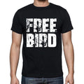 Free Bird Men's Short Sleeve Round Neck T-shirt , Black T-shirt EN