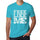 Free Like Me Blue Mens Short Sleeve Round Neck T-Shirt 00286 - Blue / S - Casual