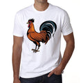 French Rooster Symbol Men's Short Sleeve Round Neck T-shirt 00170