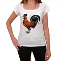 French Rooster Symbol Women's Short Sleeve Scoop Neck Tee 00171