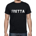 fretta, Herren-Kurzarm-Rundhals-T-Shirt 00017