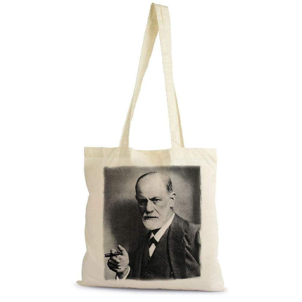 Freud Sigmund Freud H Tote Bag Shopping, Natural, Cotton, Gift, Beige 00272 - Bert