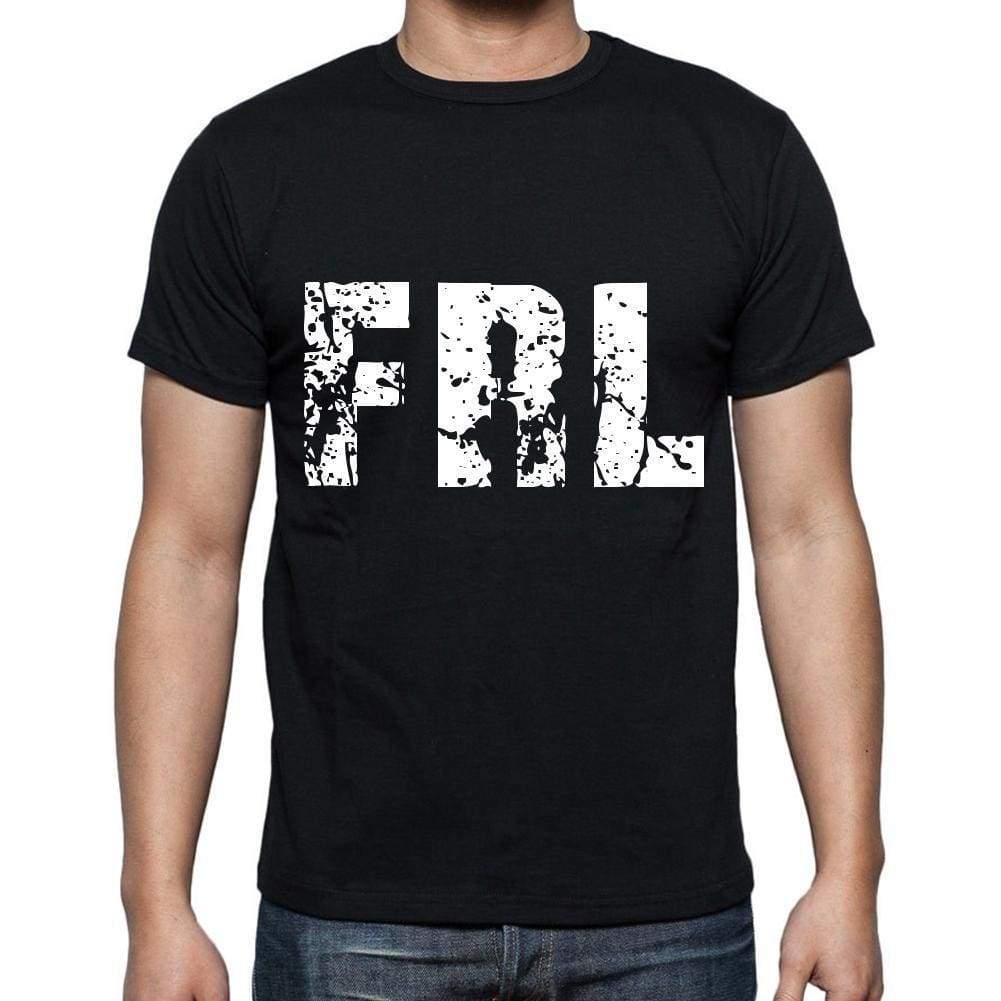 Frl Men T Shirts Short Sleeve T Shirts Men Tee Shirts For Men Cotton Black 3 Letters - Casual