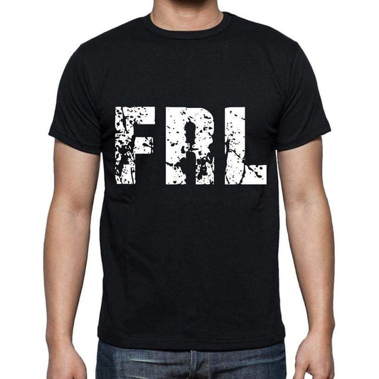 Frl Men T Shirts Short Sleeve T Shirts Men Tee Shirts For Men Cotton Black 3 Letters - Casual