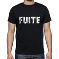 fuite, French Dictionary, Men's Short Sleeve Round Neck T-shirt 00009