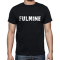 fulmine, Herren-Kurzarm-Rundhals-T-Shirt 00017