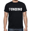 funding Men's Short Sleeve Round Neck T-shirt , Black T-shirt EN