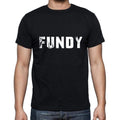fundy Men's Short Sleeve Round Neck T-shirt , 5 letters Black , word 00006