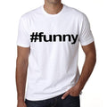 funny Hashtag Men's Short Sleeve Round Neck T-shirt 00076