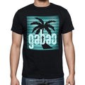 gabao, beach holidays in gabao, beach t shirts, Men's Short Sleeve Round Neck T-shirt 00028