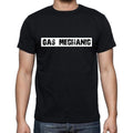 Gas Mechanic t shirt, mens t-shirt, occupation, S Size, Black, Cotton
