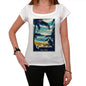 Gatasan Pura Vida Beach Name White Womens Short Sleeve Round Neck T-Shirt 00297 - White / Xs - Casual