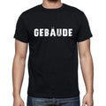 gebäude, Herren-Kurzarm-Rundhals-T-Shirt