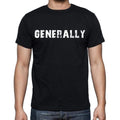 generally Men's Short Sleeve Round Neck T-shirt , Black T-shirt EN