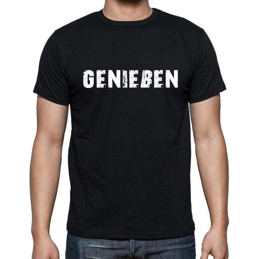 Genieen Mens Short Sleeve Round Neck T-Shirt - Casual