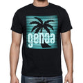 genoa, beach holidays in genoa, beach t shirts, Men's Short Sleeve Round Neck T-shirt 00028