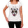 Geometric Tiger Number 36 White Womens Short Sleeve Round Neck T-Shirt 00283 - White / Xs - Casual