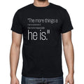 George Bernard Shaw quote t shirts,"The more things a",t shirts men,black