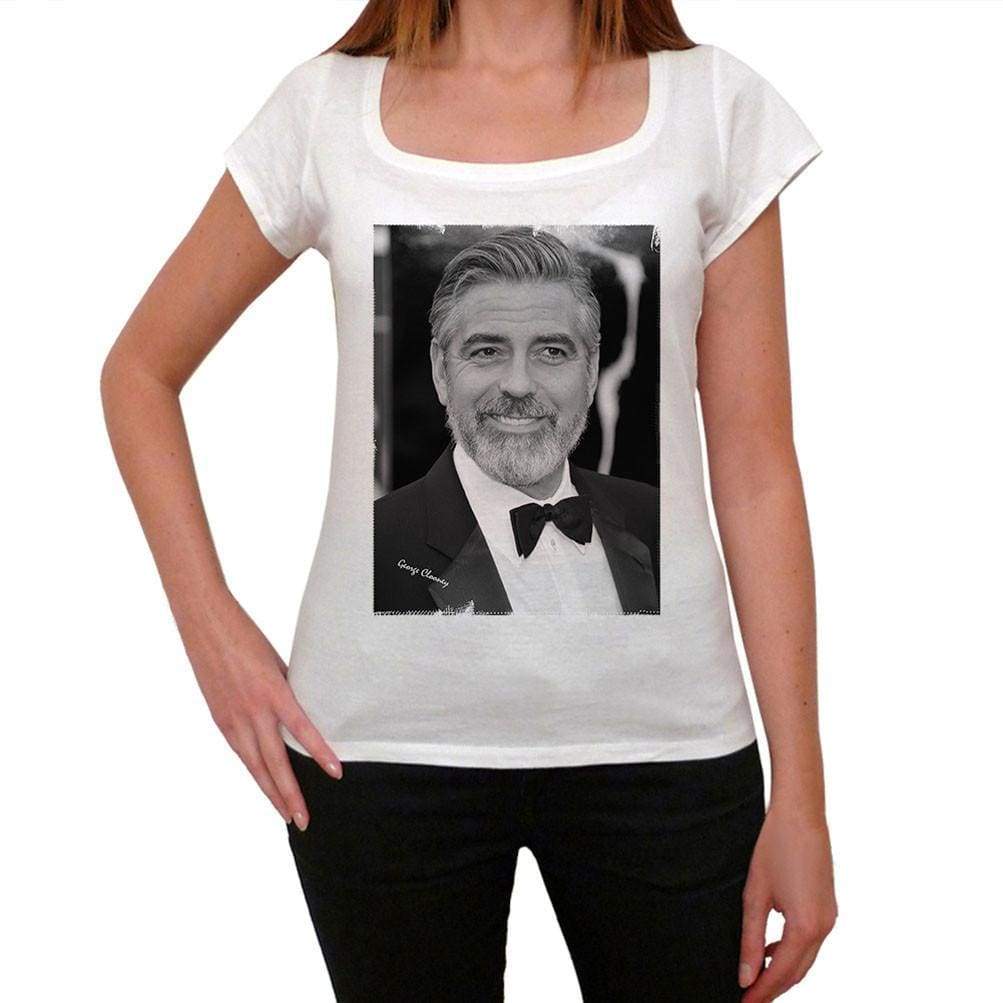 George Clooney 1 T-Shirt For Women Short Sleeve Cotton Tshirt Women T Shirt Gift - T-Shirt