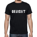 gesicht, Herren-Kurzarm-Rundhals-T-Shirt