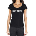 gettorf, German Cities Black, Women's Short Sleeve Round Neck T-shirt 00002