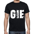 gie men t shirts,Short Sleeve,t shirts men,tee shirts for men,cotton,black , 3 letters