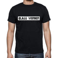 Glass Worker t shirt, mens t-shirt, occupation, S Size, Black, Cotton