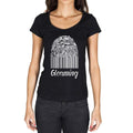 Gleaming, Fingerprint, Black, Women's Short Sleeve Round Neck T-shirt, gift t-shirt 00305