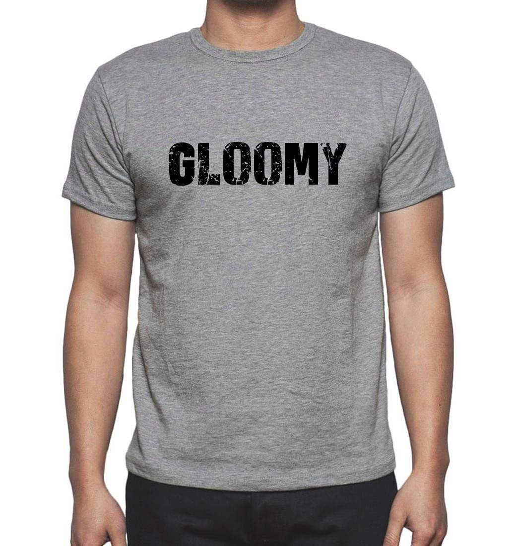 Gloomy Grey Mens Short Sleeve Round Neck T-Shirt 00018 - Grey / S - Casual