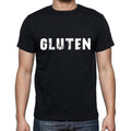 gluten ,Men's Short Sleeve Round Neck T-shirt 00004