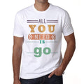 go, Men's Short Sleeve Round Neck T-shirt 00025