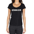 gönnheim, German Cities Black, Women's Short Sleeve Round Neck T-shirt 00002