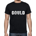gould Men's Short Sleeve Round Neck T-shirt , 5 letters Black , word 00006