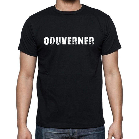 Gouverner French Dictionary Mens Short Sleeve Round Neck T-Shirt 00009 - Casual