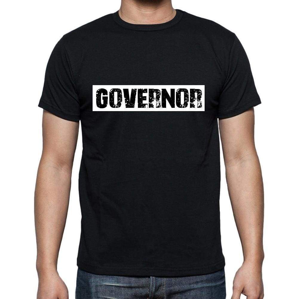 Governor T Shirt Mens T-Shirt Occupation S Size Black Cotton - T-Shirt