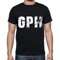gph men t shirts,Short Sleeve,t shirts men,tee shirts for men,cotton,black , 3 letters