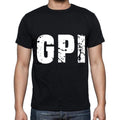 gpi men t shirts,Short Sleeve,t shirts men,tee shirts for men,cotton,black , 3 letters