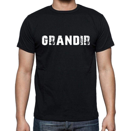 Grandir French Dictionary Mens Short Sleeve Round Neck T-Shirt 00009 - Casual