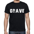 grave Men's Short Sleeve Round Neck T-shirt , Black T-shirt EN