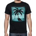 greenhill, beach holidays in greenhill, beach t shirts, Men's Short Sleeve Round Neck T-shirt 00028