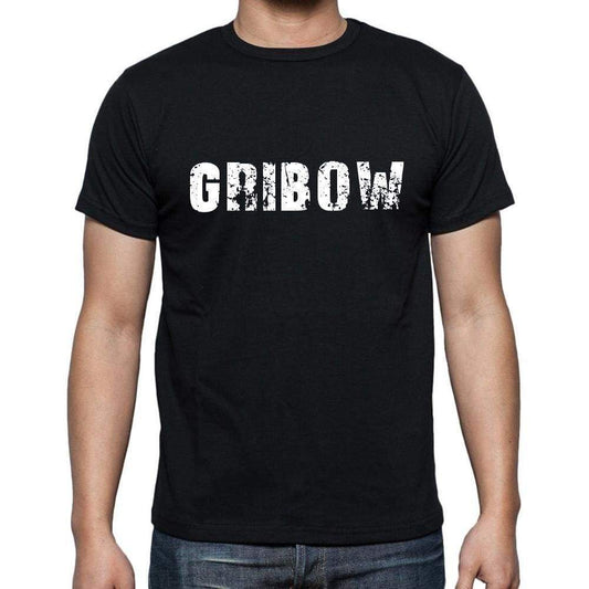 Gribow Mens Short Sleeve Round Neck T-Shirt 00003 - Casual