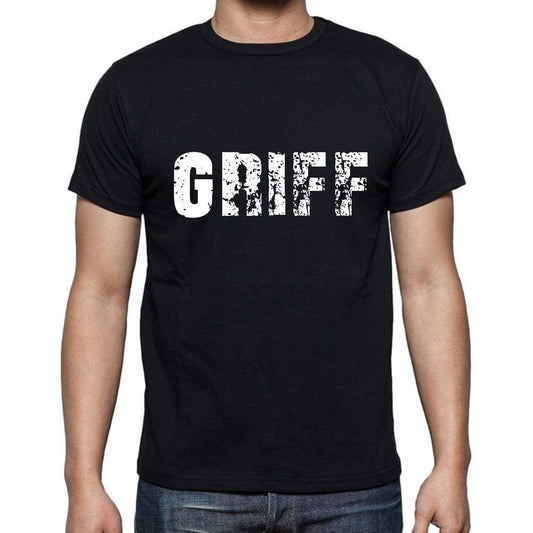 Griff Mens Short Sleeve Round Neck T-Shirt - Casual