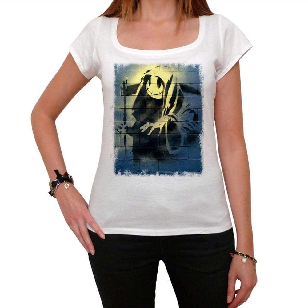 Grim Reaper Tshirt White Womens T-Shirt 00163