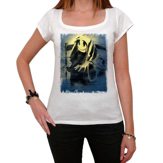 Grim Reaper Tshirt White Womens T-Shirt 00163