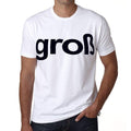 Groß Homme manches courtes Col rond T-shirt 00052