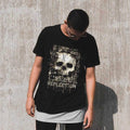 Grunge Skull Reflection Men's Vintage Tee Shirt Graphic T shirt