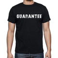 guarantee Men's Short Sleeve Round Neck T-shirt , Black T-shirt EN